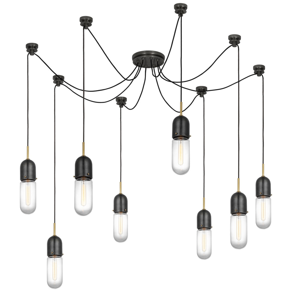 TOB5645BZHABCG8 Thomas O'Brien Junio 8 Light Pendants | Alternate Image