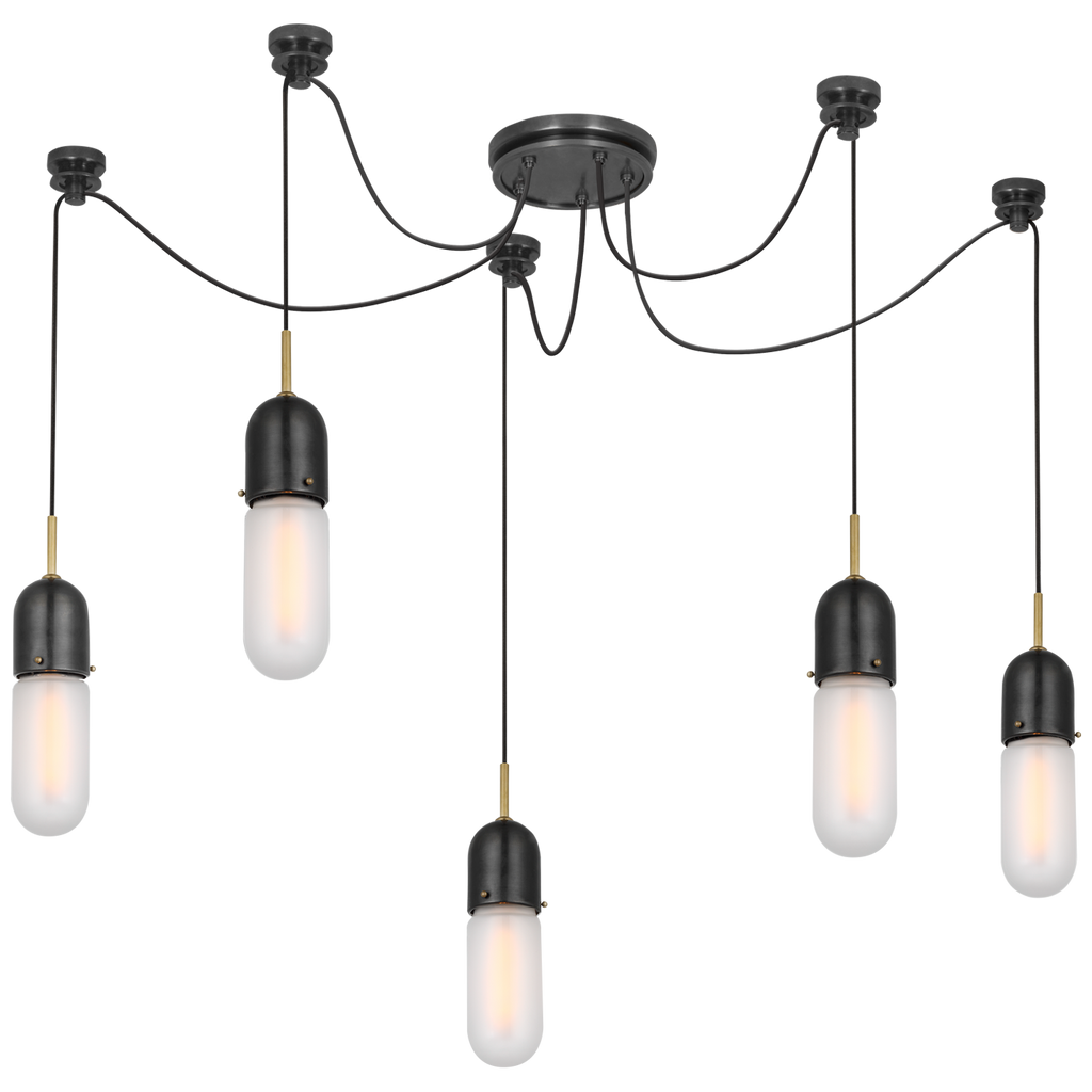TOB5645BZHABFG5 Thomas O'Brien Junio 5 Light Pendants | Main Image