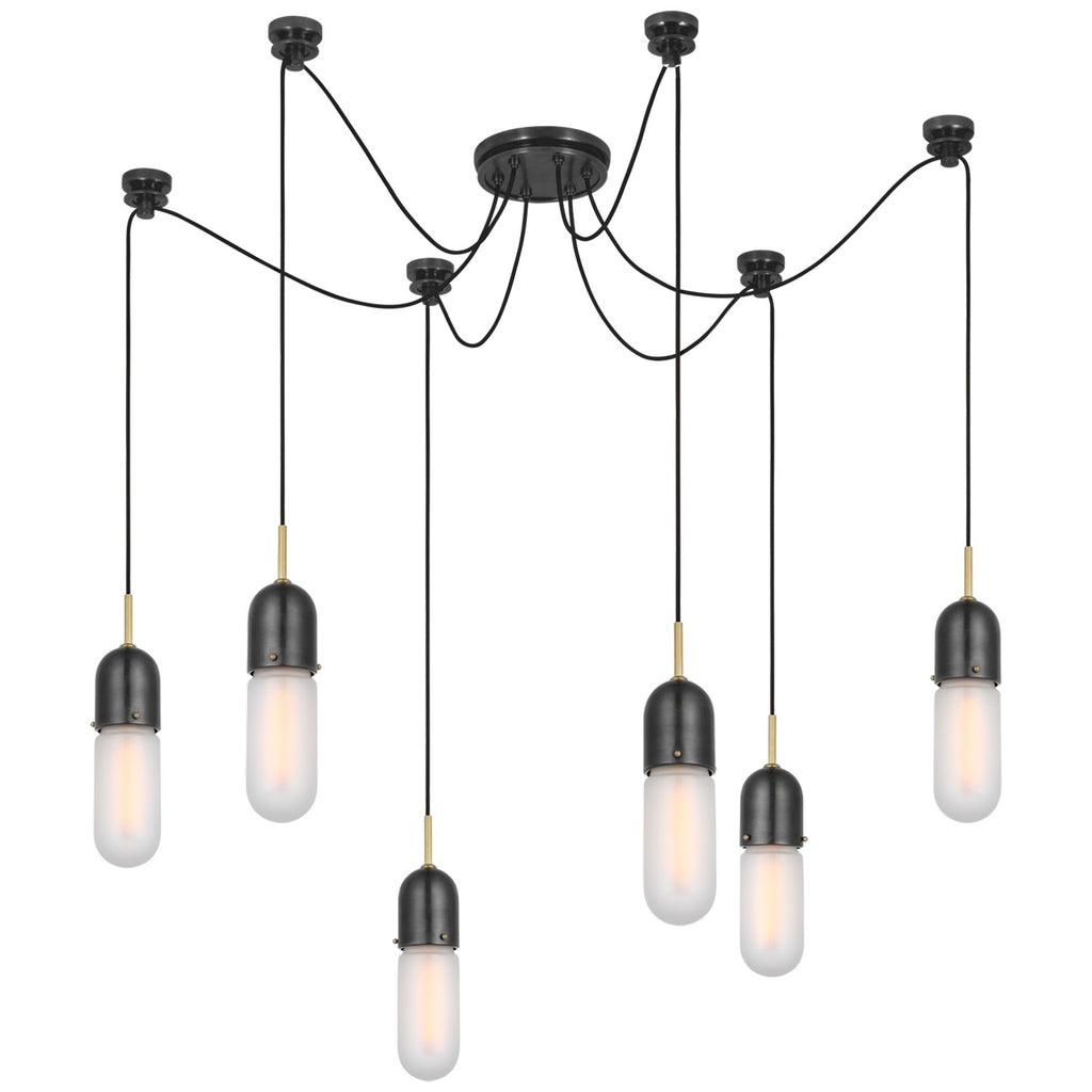 TOB5645BZHABFG6 Thomas O'Brien Junio 6 Light Pendants | Alternate Image