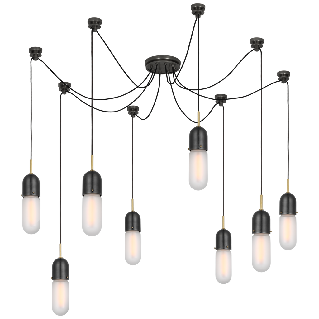 TOB5645BZHABFG8 Thomas O'Brien Junio 8 Light Pendants | Main Image