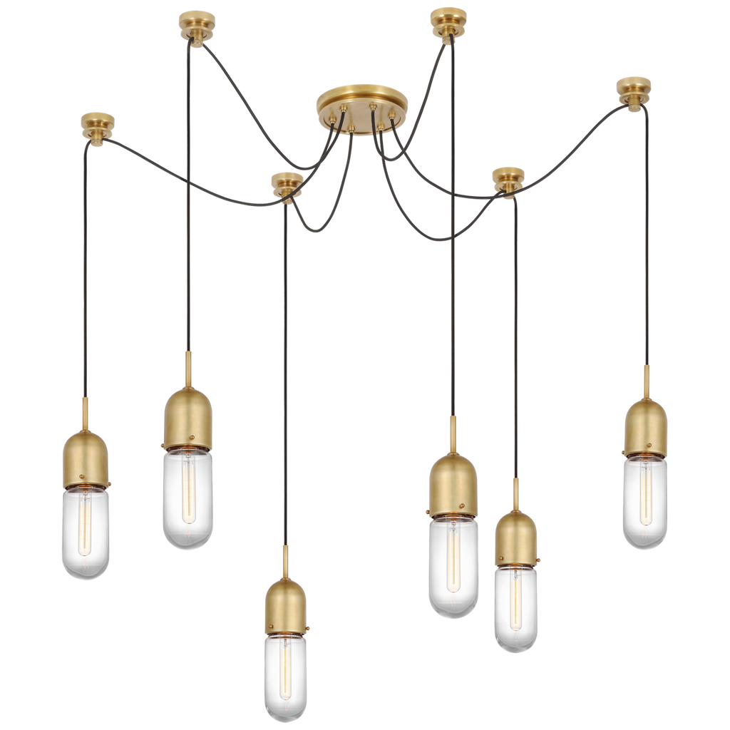 TOB5645HABCG6 Thomas O'Brien Junio 6 Light Pendants | Main Image
