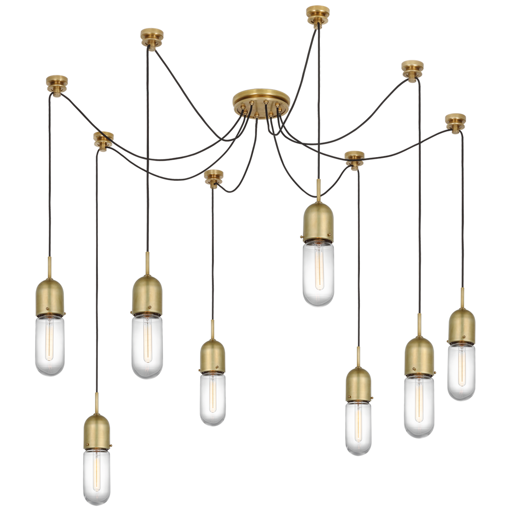 TOB5645HABCG8 Thomas O'Brien Junio 8 Light Pendants | Main Image