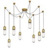 TOB5645HABCG8 Thomas O'Brien Junio 8 Light Pendants | Alternate Image