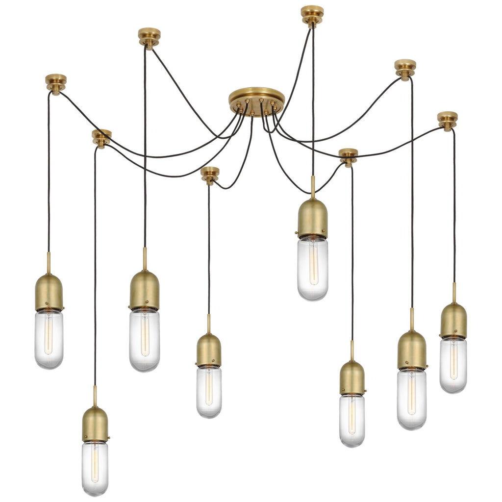 TOB5645HABCG8 Thomas O'Brien Junio 8 Light Pendants | Alternate Image