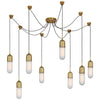 TOB5645HABFG8 Thomas O'Brien Junio 8 Light Pendants | Alternate Image
