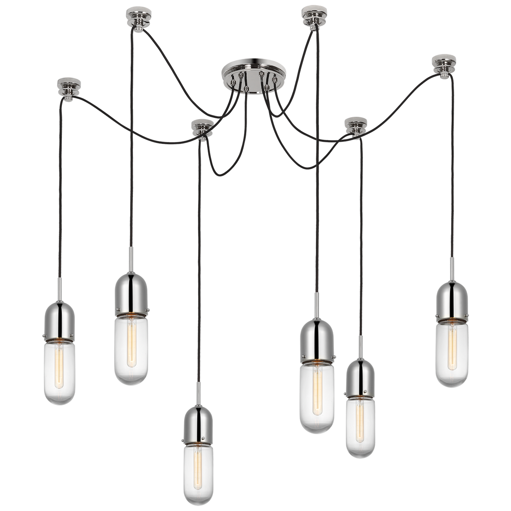 TOB5645PNCG6 Thomas O'Brien Junio 6 Light Pendants | Main Image