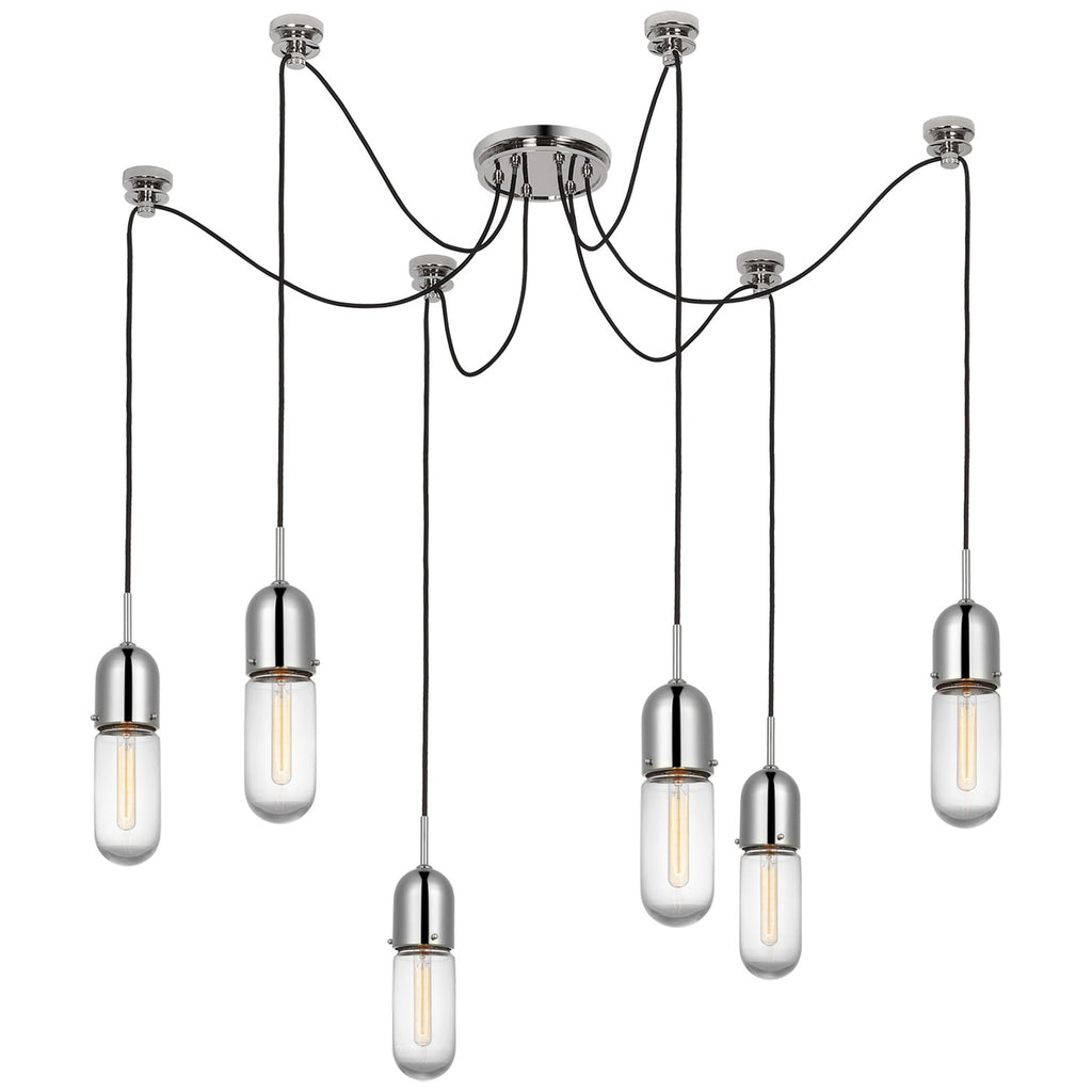 TOB5645PNCG6 Thomas O'Brien Junio 6 Light Pendants | Alternate Image