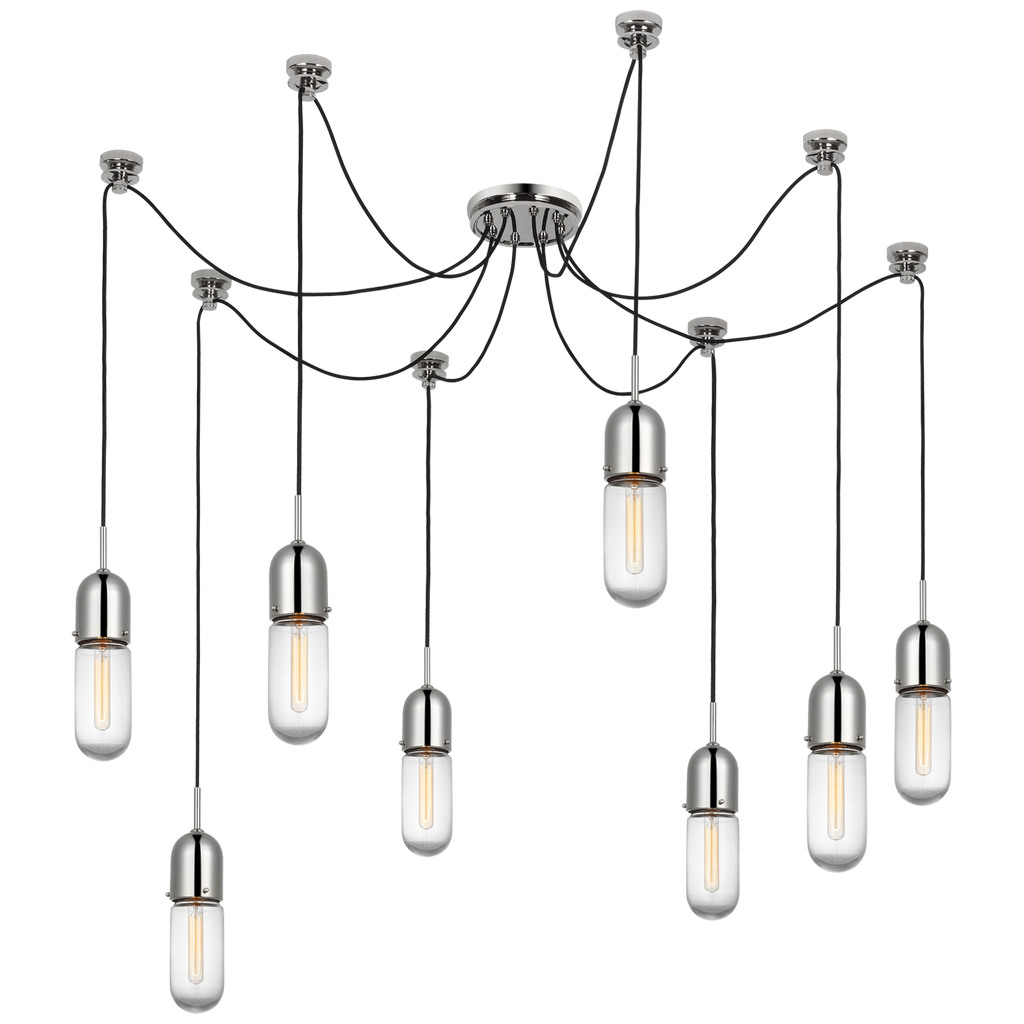 TOB5645PNCG8 Thomas O'Brien Junio 8 Light Pendants | Main Image