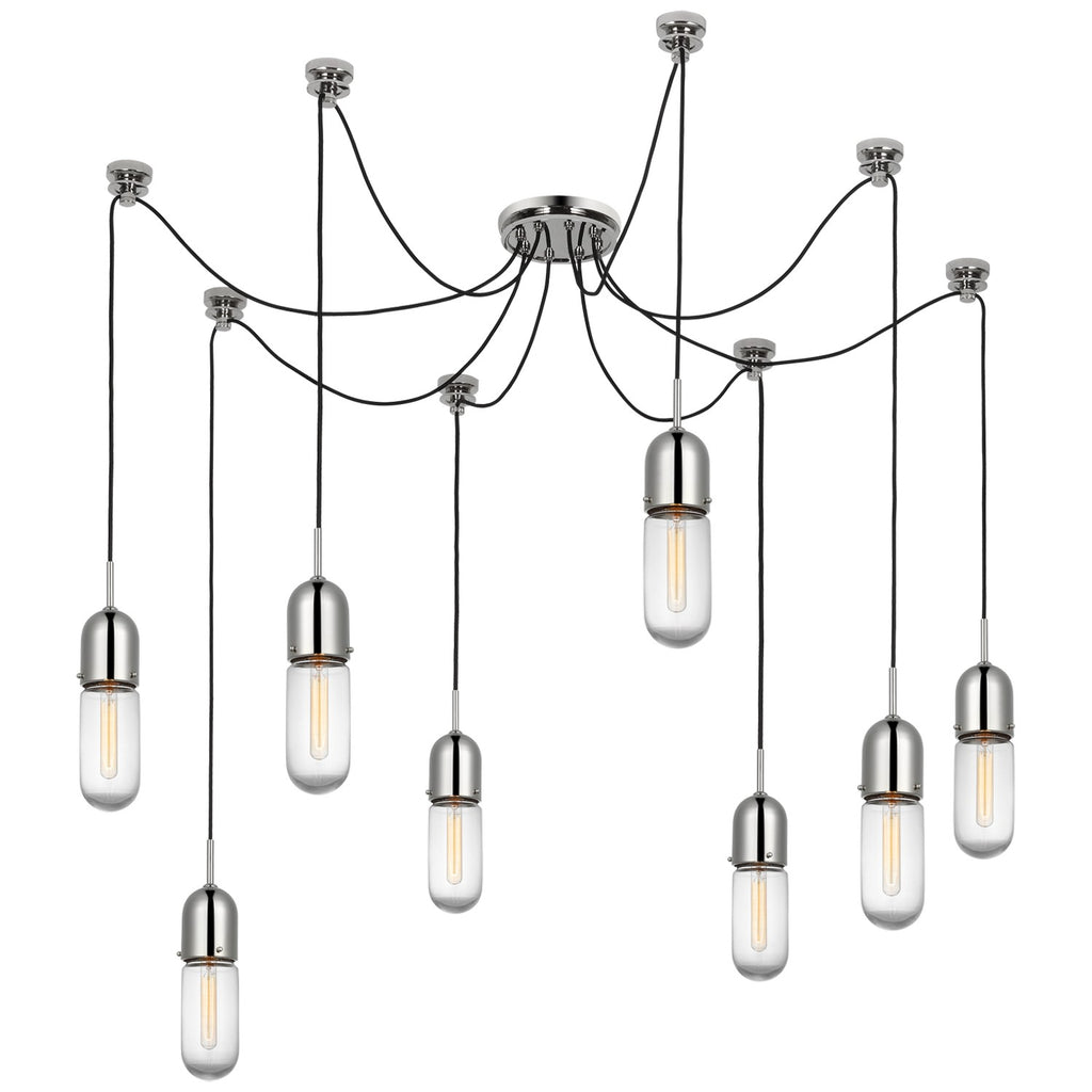 TOB5645PNCG8 Thomas O'Brien Junio 8 Light Pendants | Alternate Image