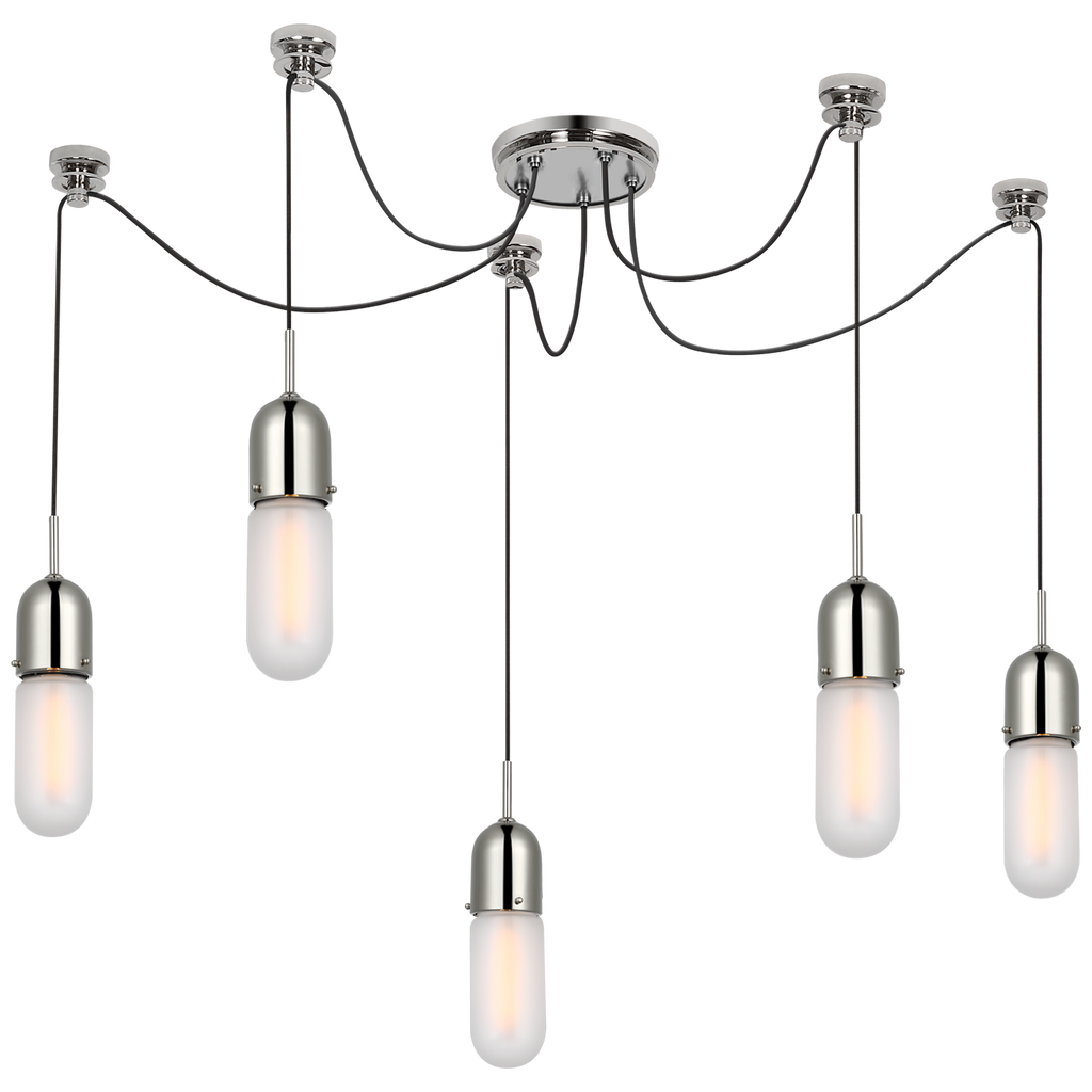 TOB5645PNFG5 Thomas O'Brien Junio 5 Light Pendants | Main Image