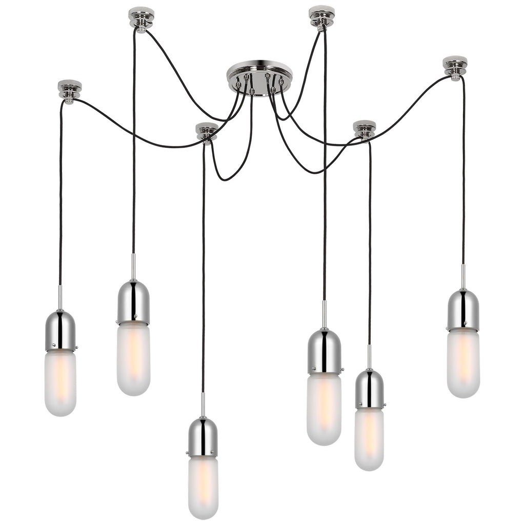 TOB5645PNFG6 Thomas O'Brien Junio 6 Light Pendants | Alternate Image
