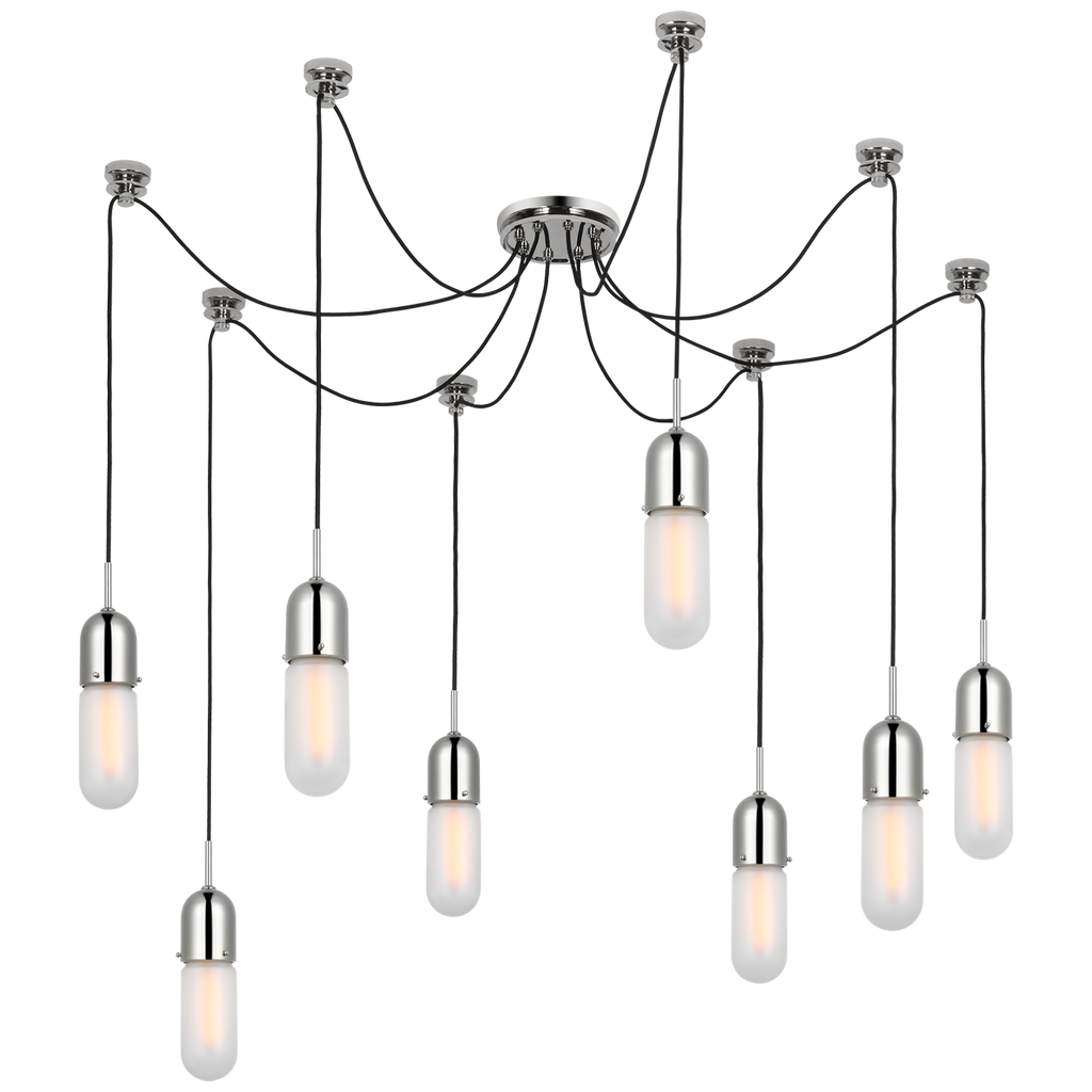 TOB5645PNFG8 Thomas O'Brien Junio 8 Light Pendants | Main Image