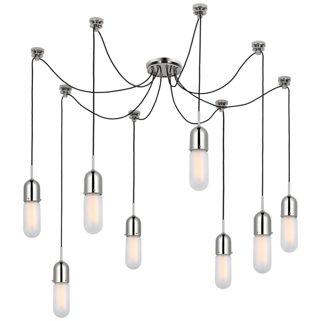 TOB5645PNFG8 Thomas O'Brien Junio 8 Light Pendants | Alternate Image