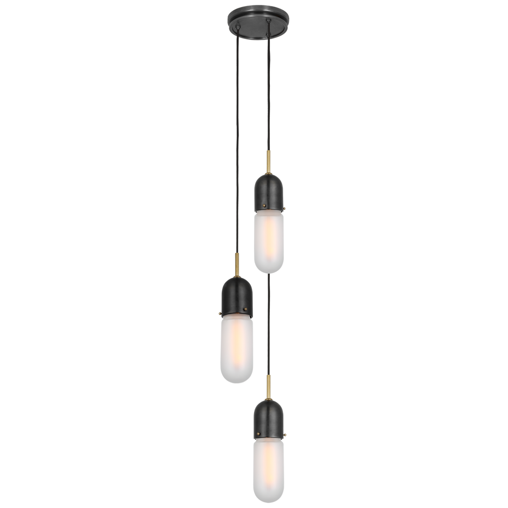 TOB5646BZHABFG3 Thomas O'Brien Junio 3 Light Mini Chandelier | Main Image