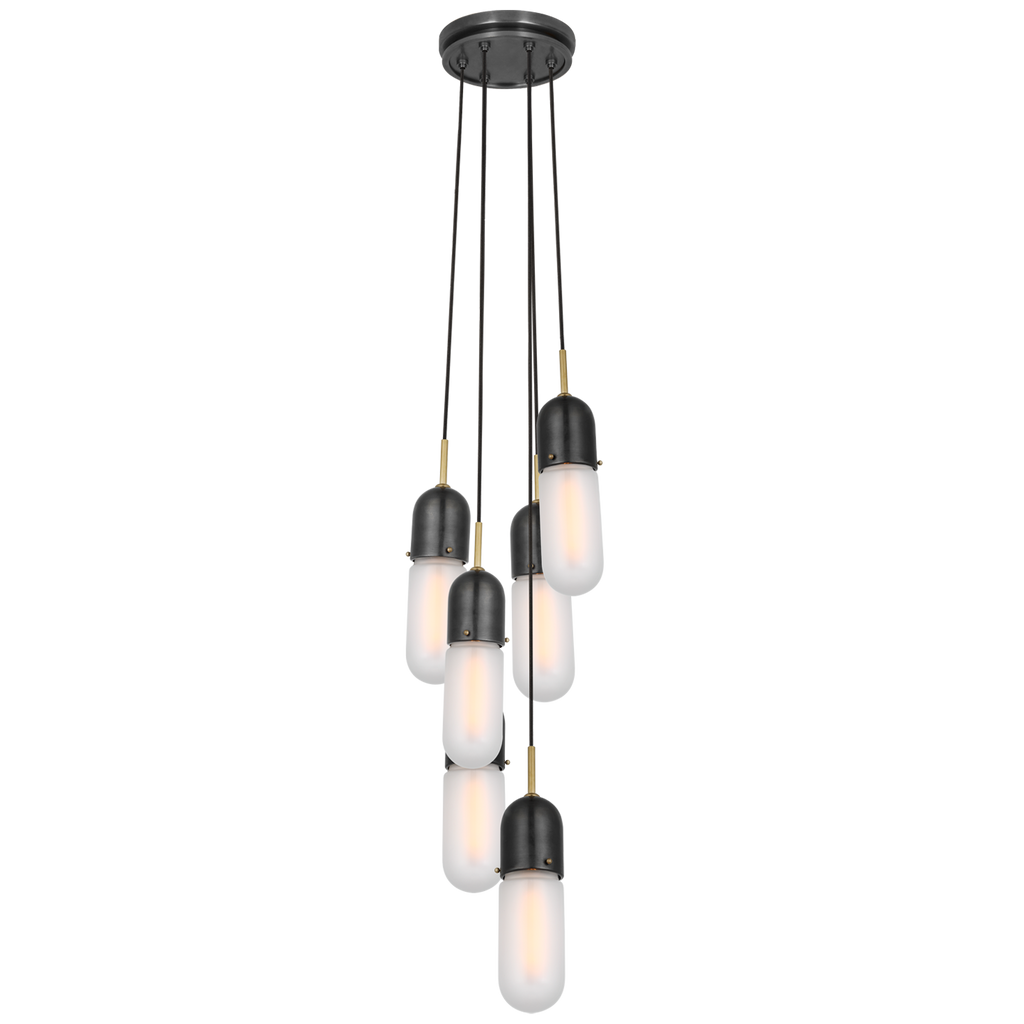 TOB5646BZHABFG6 Thomas O'Brien Junio 6 Light Mini Chandelier | Main Image