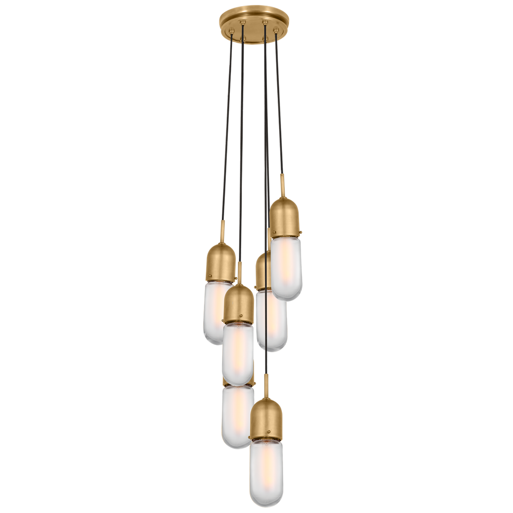 TOB5646HABFG6 Thomas O'Brien Junio 6 Light Mini Chandelier | Main Image