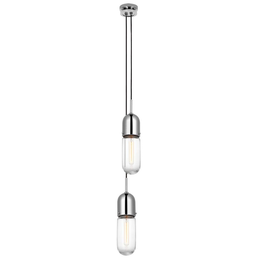 TOB5646PNCG2 Thomas O'Brien Junio 2 Light Mini Chandelier | Main Image