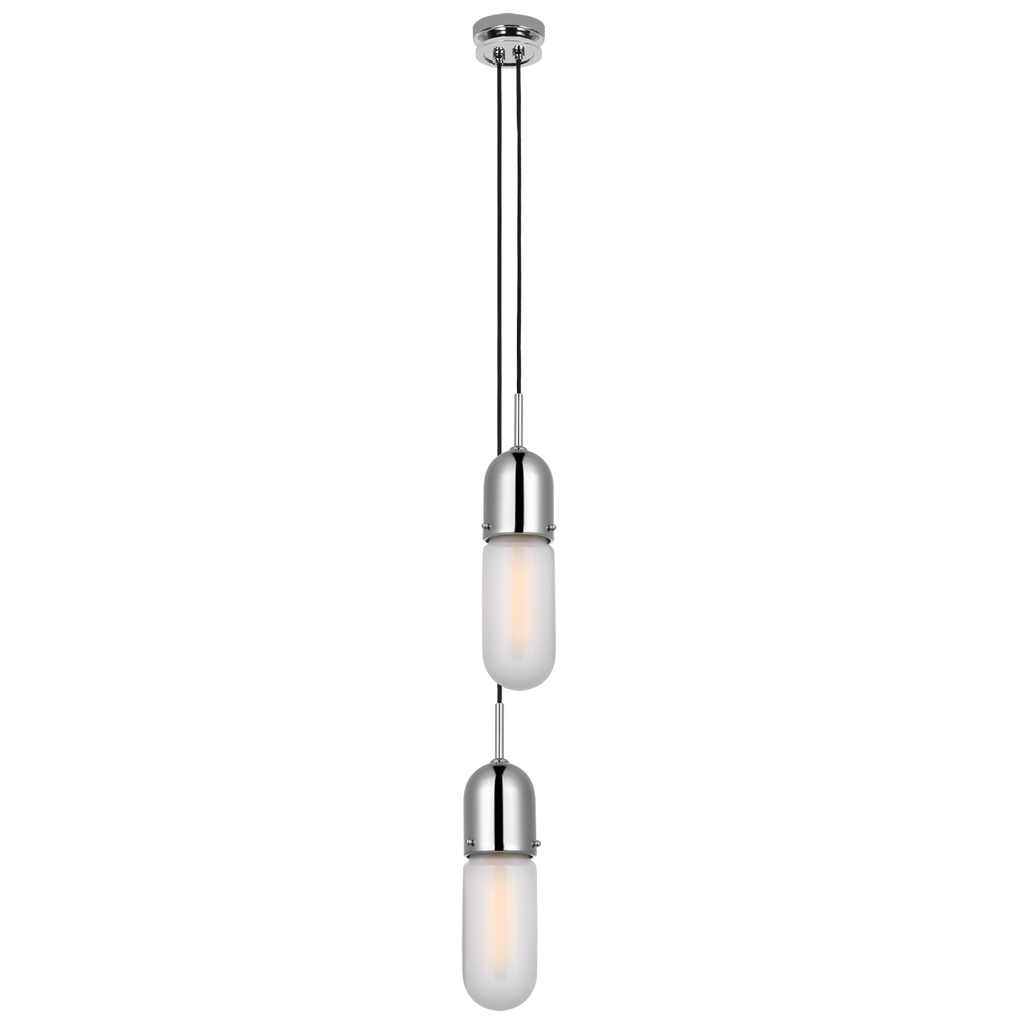TOB5646PNFG2 Thomas O'Brien Junio 2 Light Mini Chandelier | Main Image