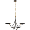 TOB5780BZHAB Thomas O'Brien Keira 1 Light Chandelier | Main Image
