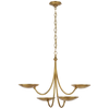 TOB5780HAB Thomas O'Brien Keira 1 Light Chandelier | Main Image