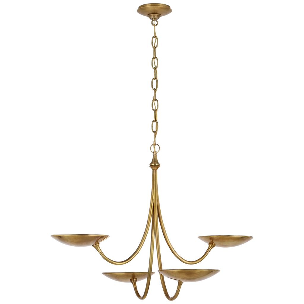 TOB5780HAB Thomas O'Brien Keira 1 Light Chandelier | Main Image