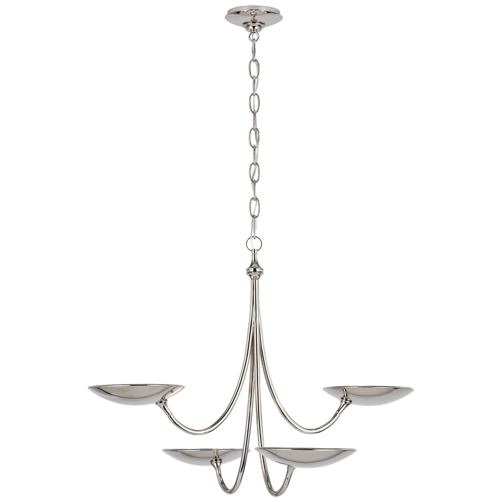 TOB5780PN Thomas O'Brien Keira 1 Light Chandelier | Main Image