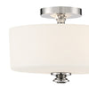 TRA-A3302-PN Travis 2 Light Semi Flush | Alternate Image