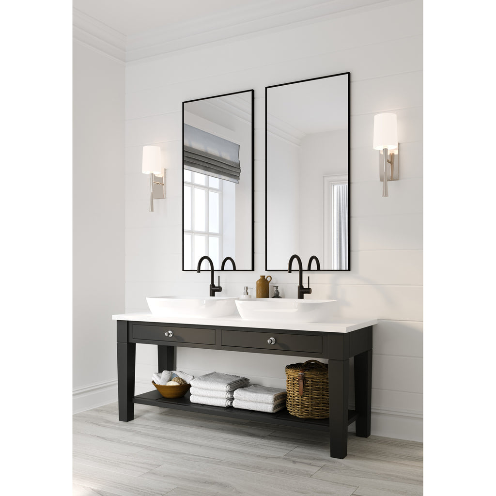 Crystorama Trenton 5.5'' Sconce in Polished Nickel - Lifestyle View