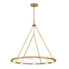 Crystorama Terrell 29.5'' LED Chandelier in Luxe Gold - Front View