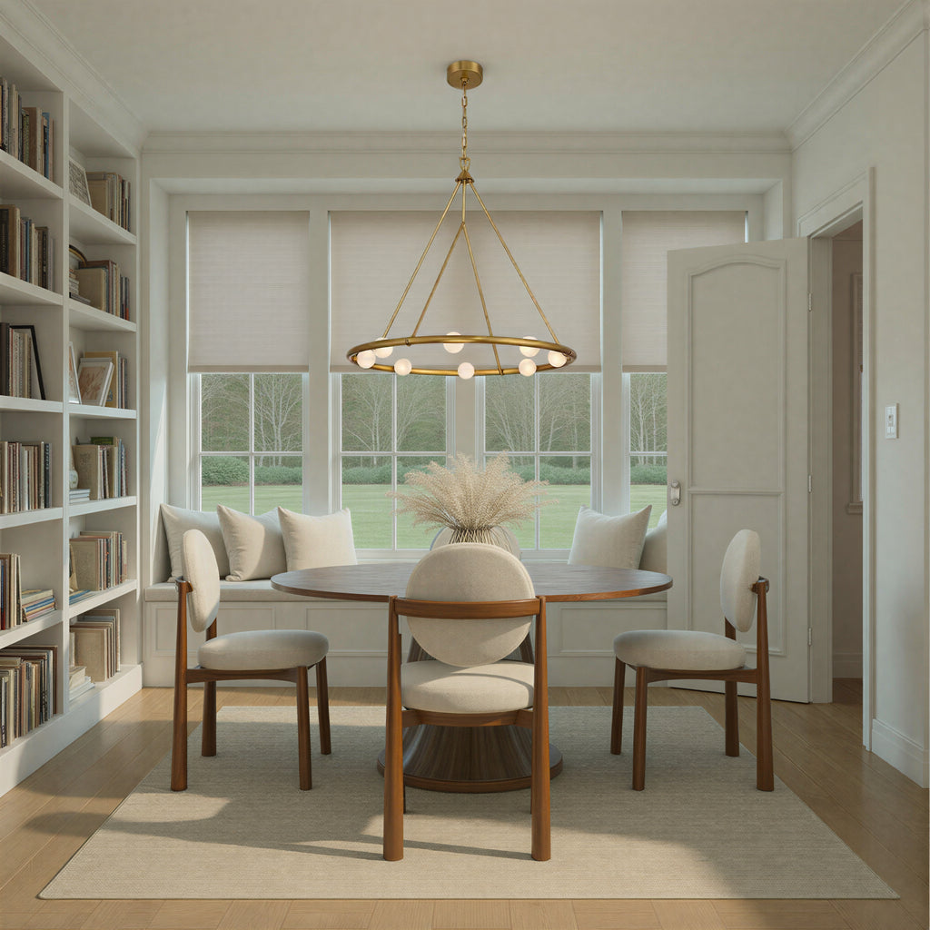 TRL-2805-LG Terrell 29.5'' LED Chandelier | Lifestyle Image