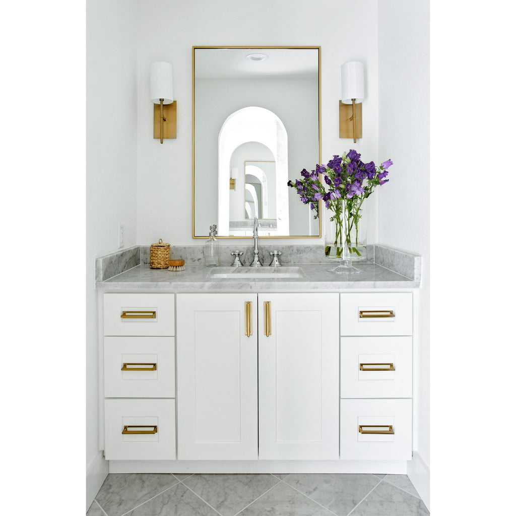 Crystorama Veronica 5'' Sconce in Aged Brass - Lifestyle View