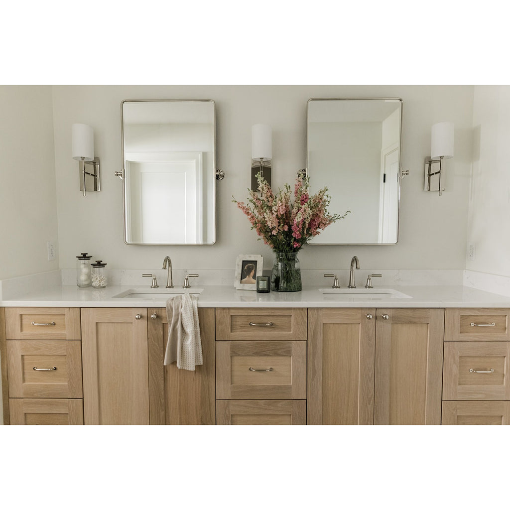 Crystorama Veronica 5'' Sconce in Polished Nickel - Lifestyle View