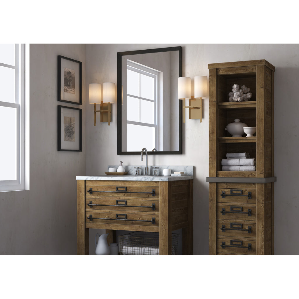 Crystorama Veronica 11'' Sconce in Aged Brass - Lifestyle View