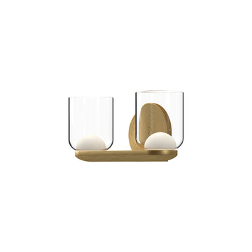 Brushed Gold/Clear