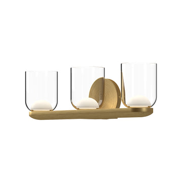 Brushed Gold/Clear