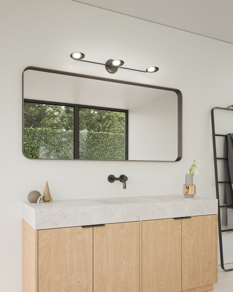 VL90133-BK Ryan Pauly Rotaire 1 Light Sconce | Lifestyle Image