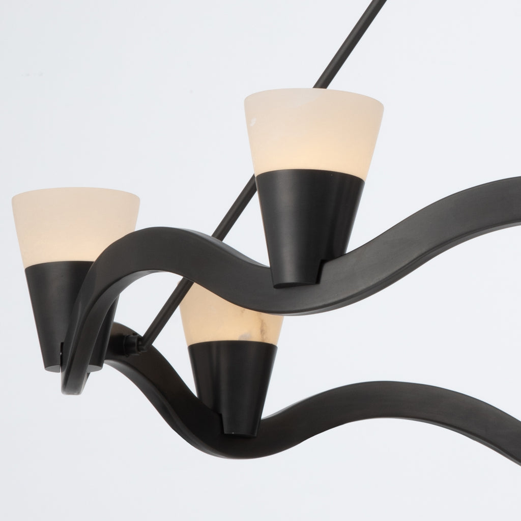 VNC-6508-NB Vance 39'' Integrated LED Chandelier | Alternate Image