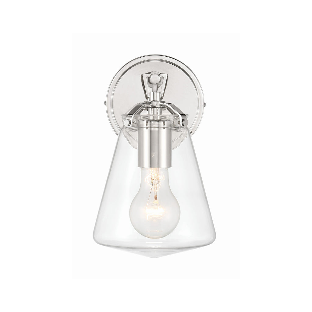 Crystorama Voss 5.75'' Sconce in Polished Nickel - Additional View