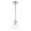 Crystorama Voss 5.75'' Pendant in Polished Nickel - Additional View