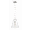 Crystorama Voss 8.25'' Pendant in Polished Nickel - Additional View