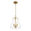 Crystorama Voss 11'' Pendant in Luxe Gold - Additional View