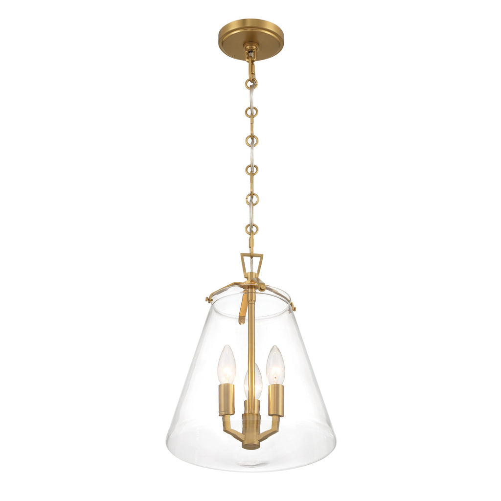 Crystorama Voss 11'' Pendant in Luxe Gold - Additional View