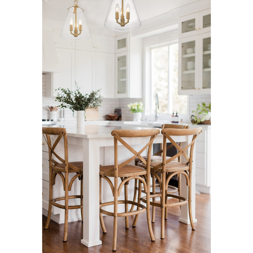 Crystorama Voss 11'' Pendant in Luxe Gold - Lifestyle View