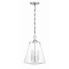 Crystorama Voss 11'' Pendant in Polished Nickel - Additional View