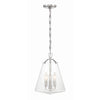Crystorama Voss 11'' Pendant in Polished Nickel - Additional View