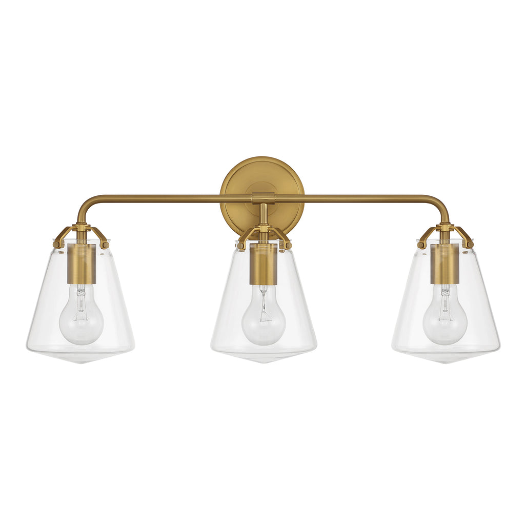 Crystorama Voss 25'' Bathroom Vanity in Luxe Gold - Additional View