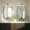Crystorama Voss 25'' Bathroom Vanity in Matte Black - Lifestyle View