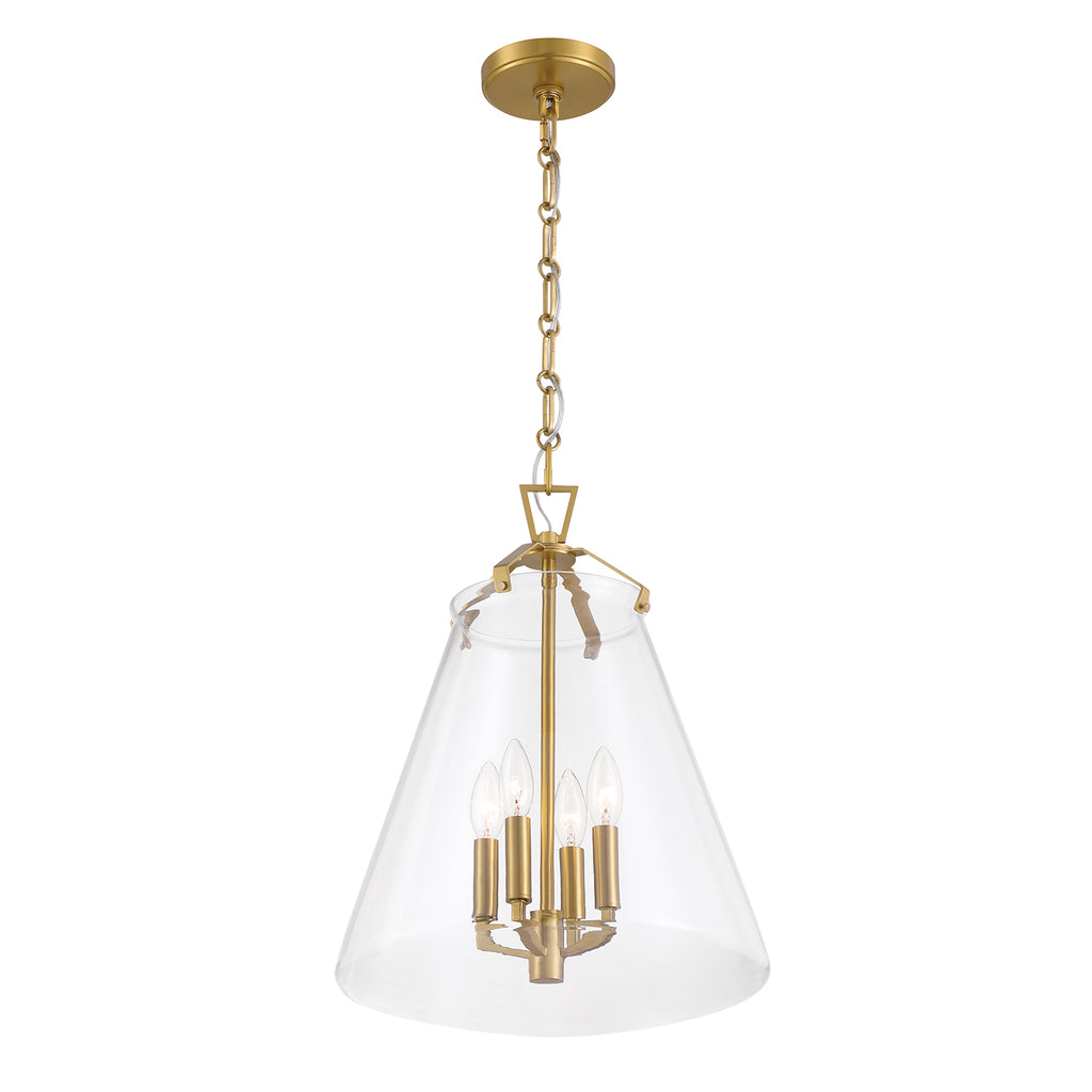 Crystorama Voss 15.25'' Pendant in Luxe Gold - Additional View
