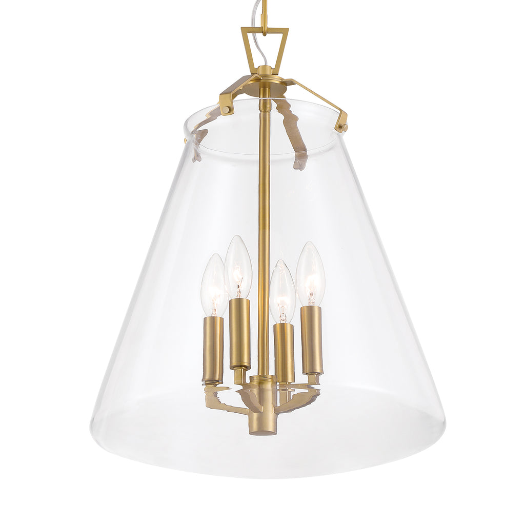 Crystorama Voss 15.25'' Pendant in Luxe Gold - Additional View