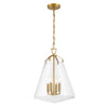 Crystorama Voss 15.25'' Pendant in Luxe Gold - Front View